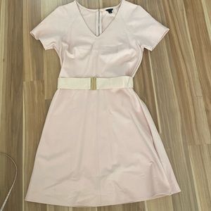 Ann Taylor light pink shift dress